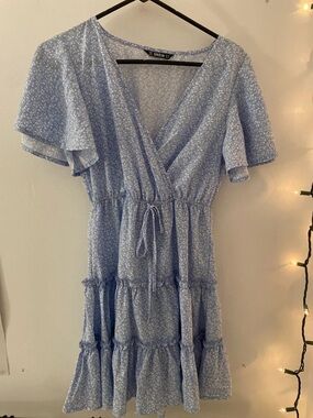 SHEIN | Dresses | Shein Off Shoulder Maxi Bridesmaid Dress Navy Blue Medium  Size 6 | Poshmark